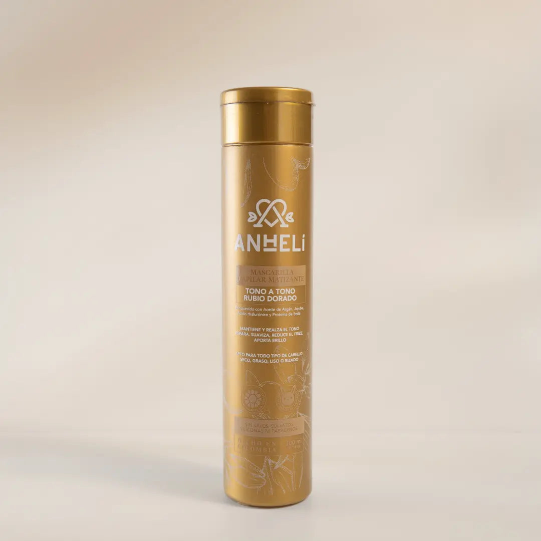 Mascarilla Capilar Matizante Rubio Dorado ANHELI