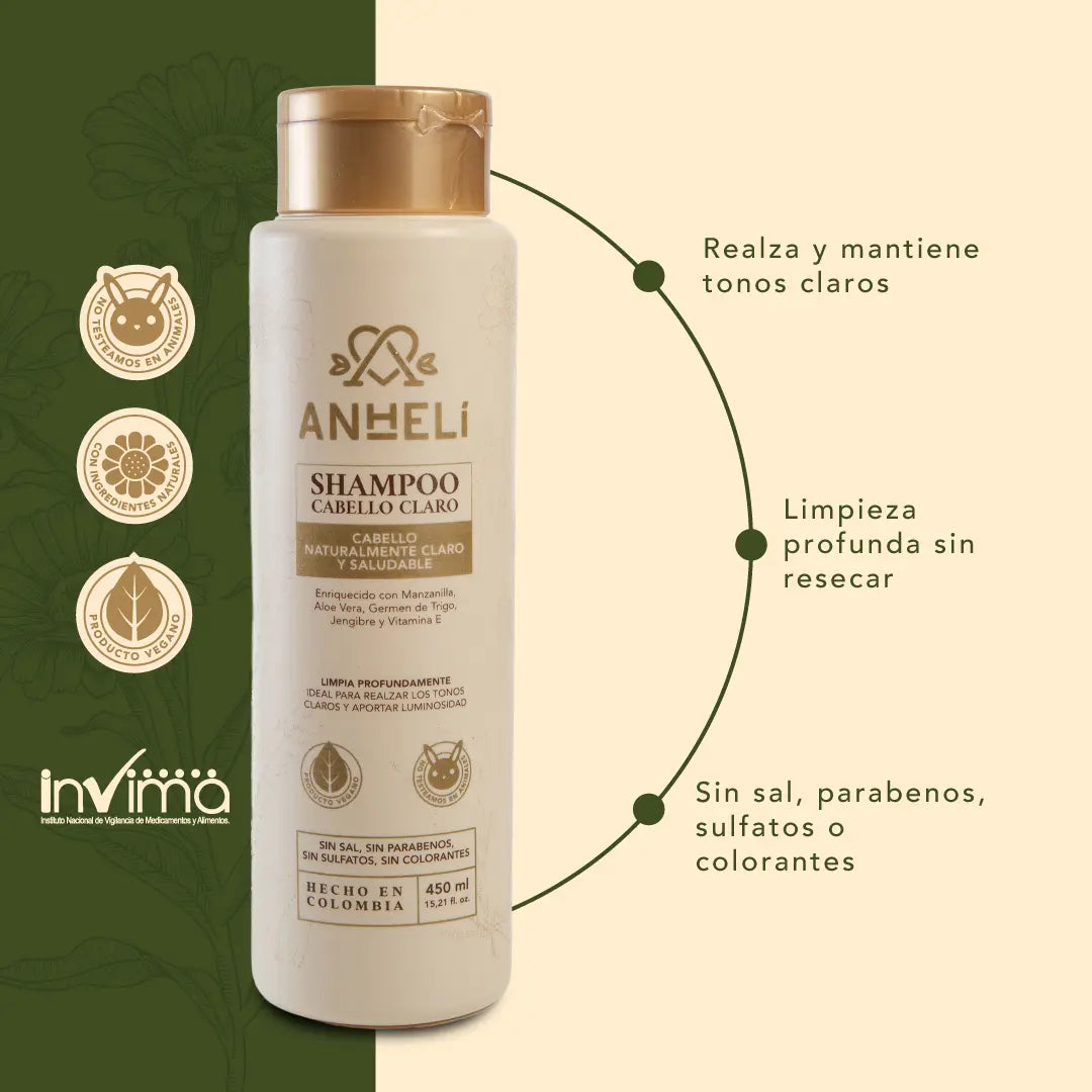 Kit Aclarado, Nutrición y Reparación (3 productos) ANHELI