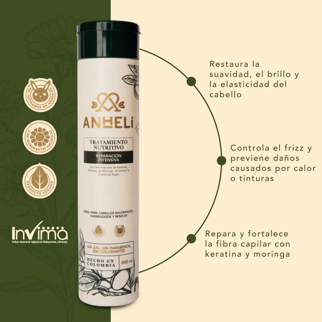 Kit Aclarado, Nutrición y Reparación (3 productos) ANHELI
