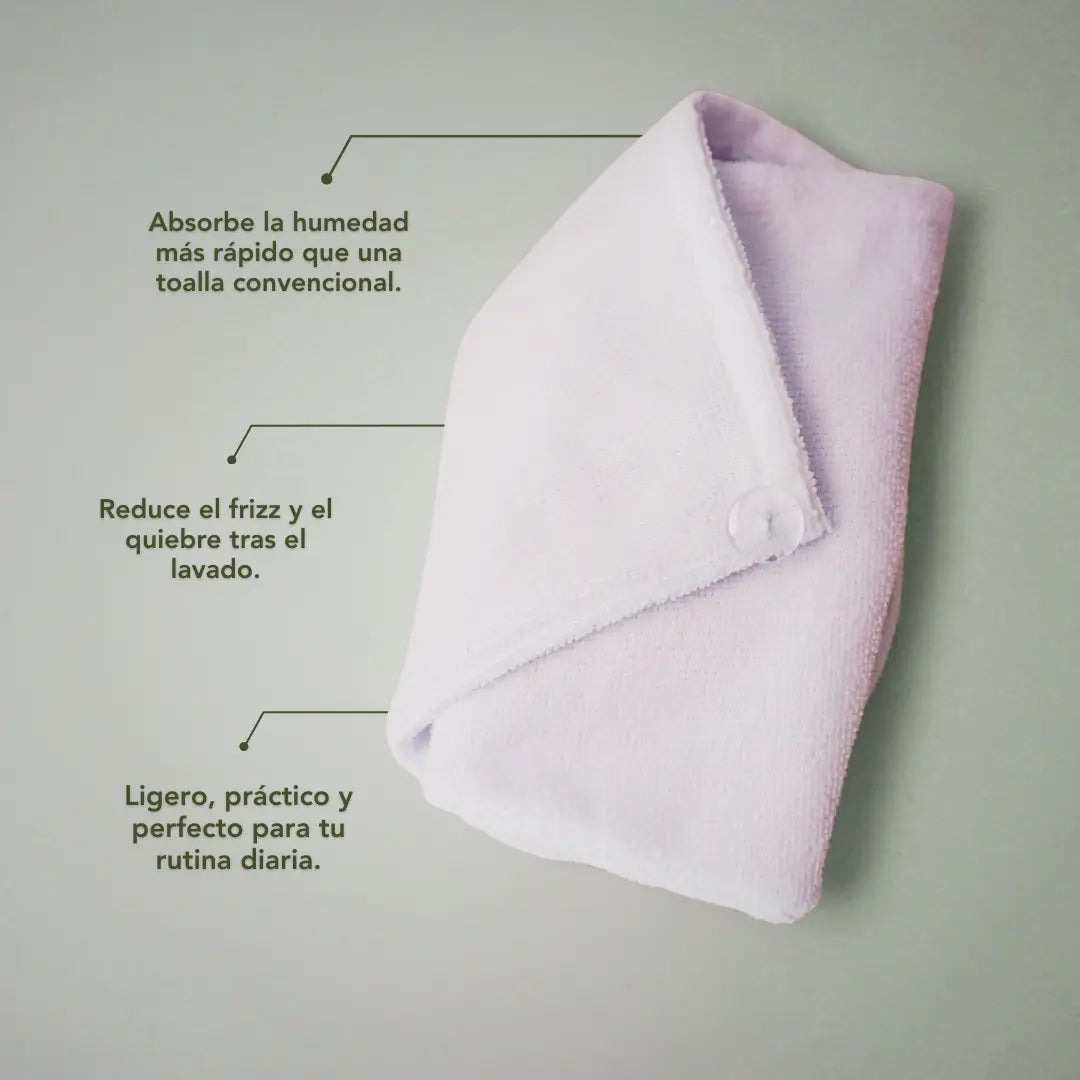 Turbante de Microfibra BLANCO