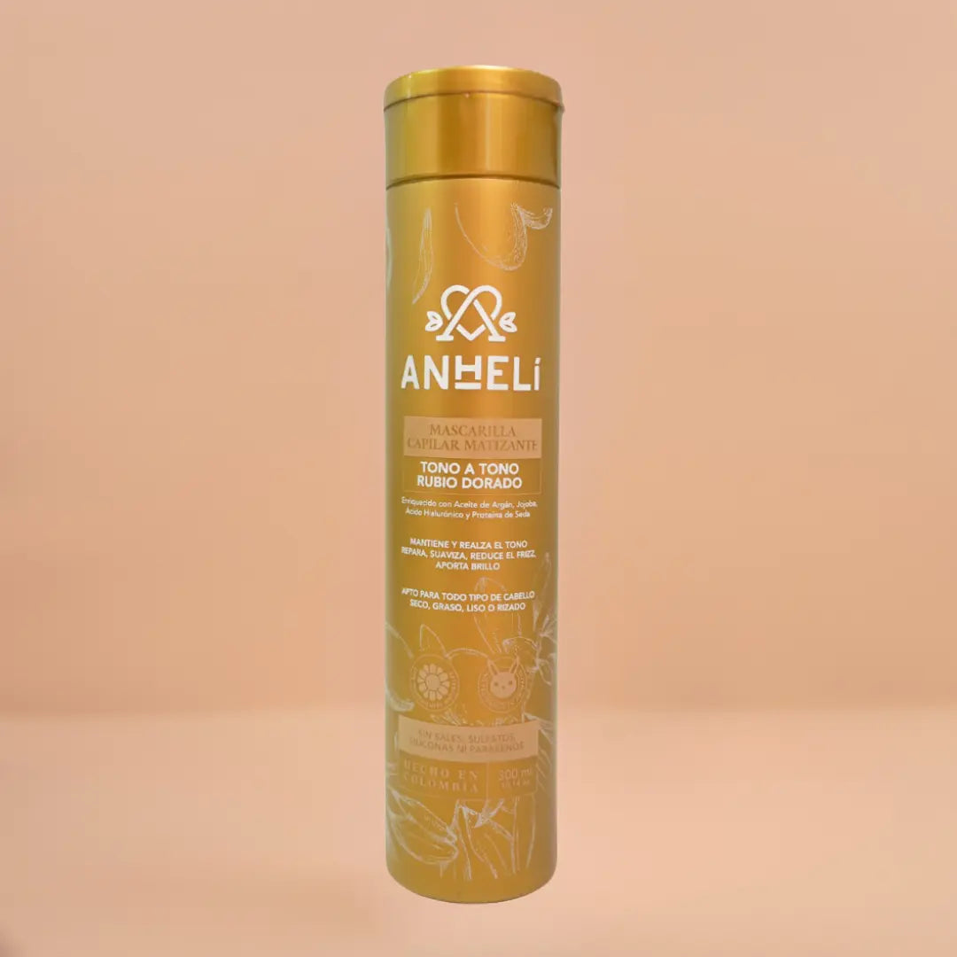 Mascarilla Capilar Matizante Rubio Dorado ANHELI