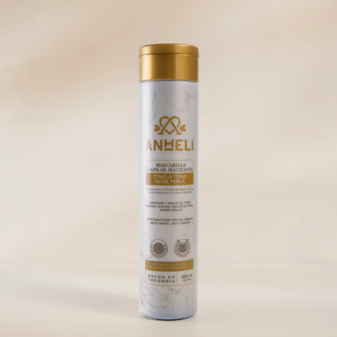 Mascarilla Capilar Matizante Beige Perla ANHELI