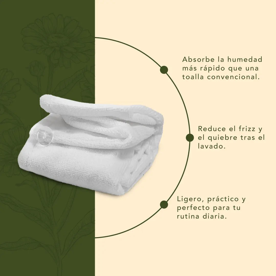 Turbante de Microfibra BLANCO
