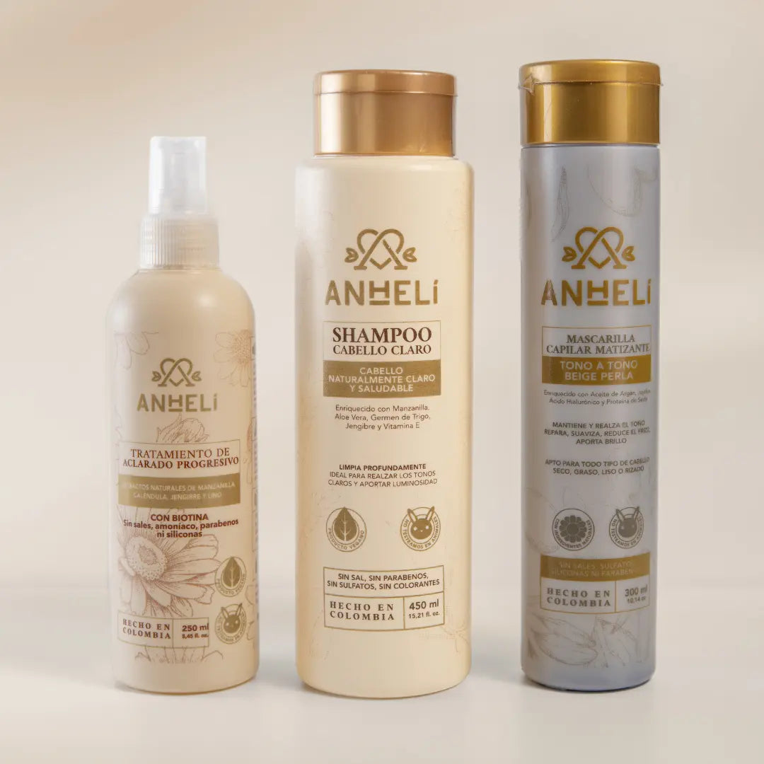 Kit Aclarado Beige Perla (3 productos) ANHELI