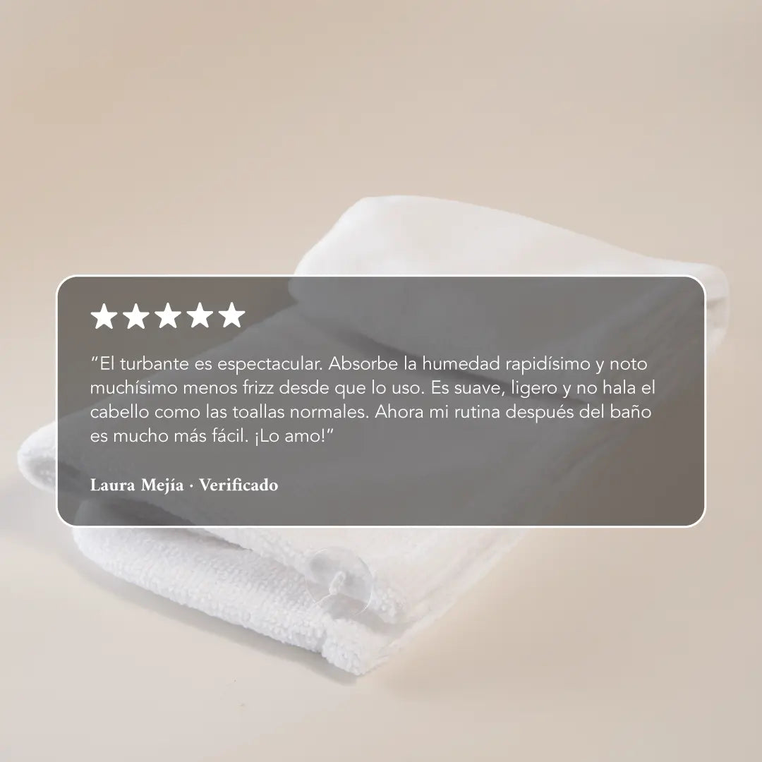 Turbante de Microfibra BLANCO