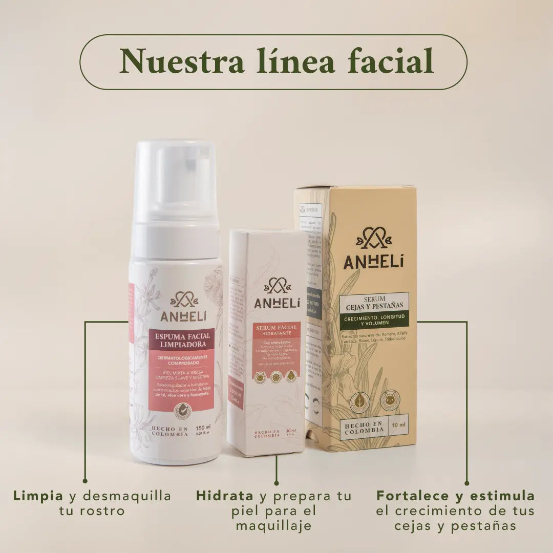 Espuma Facial Limpiadora ANHELI