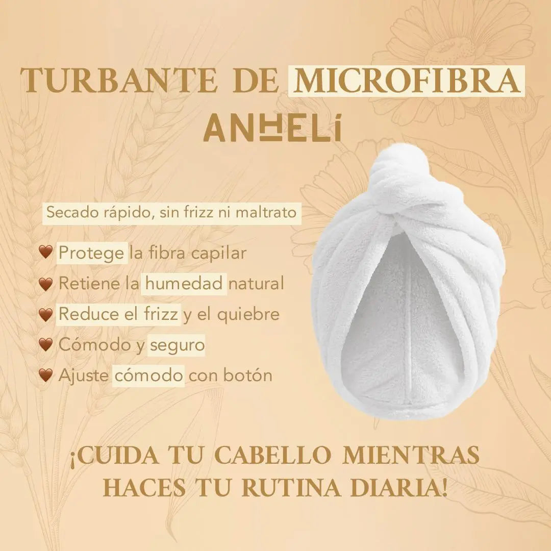 Turbante de Microfibra BLANCO