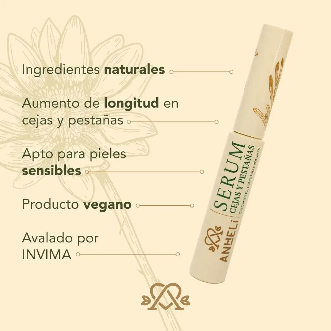 Serum Crecimiento Cejas y Pestañas ANHELI