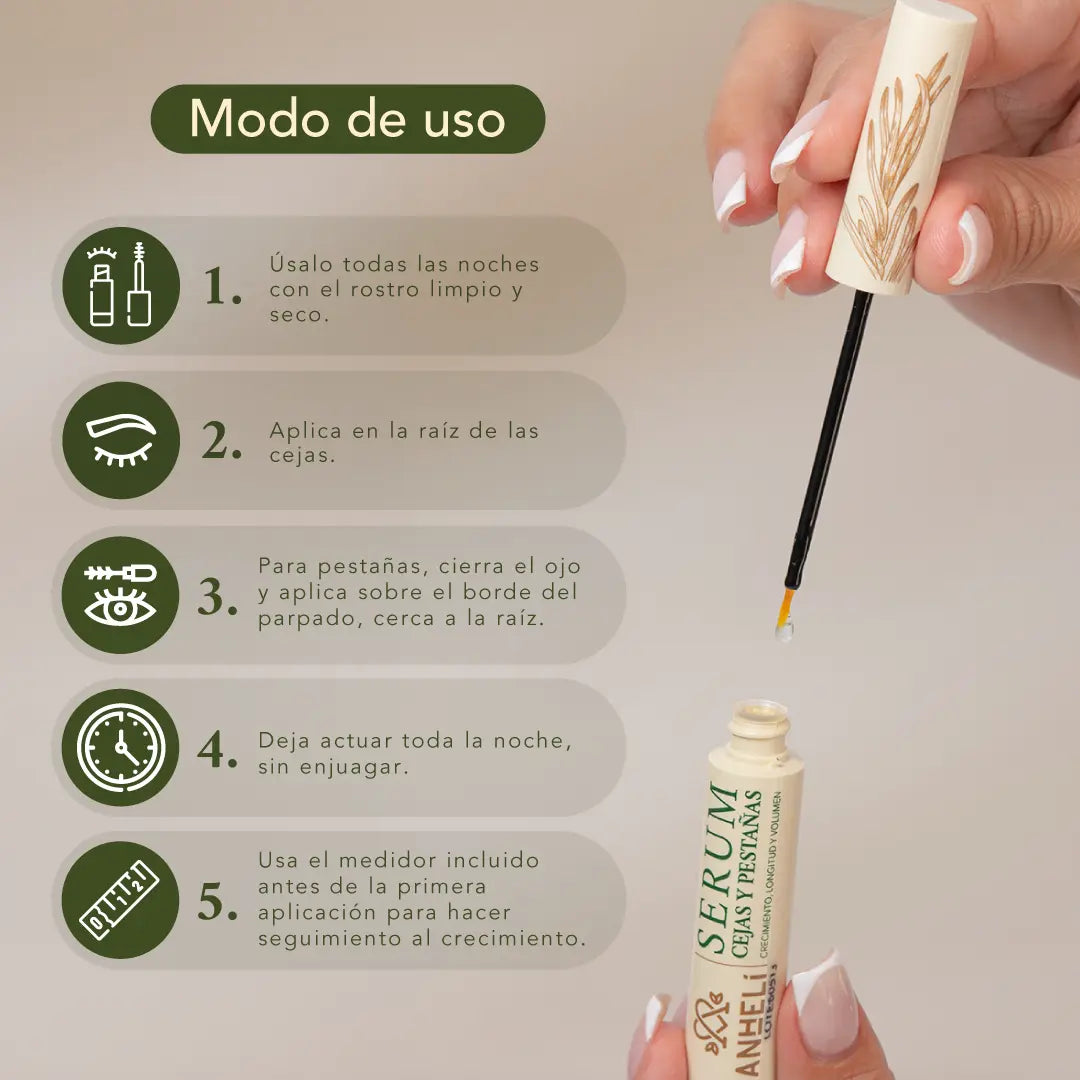 Serum Crecimiento Cejas y Pestañas ANHELI
